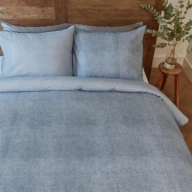 Riviera Maison Gingham Dekbedovertrek Blau Baumwolle - outlet — outlet/retourdeal