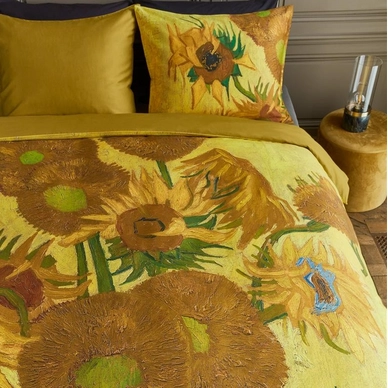 Beddinghouse x Van Gogh Museum Tournesol Dekbedovertrek Geel - outlet — outlet/retourdeal