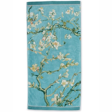 Beddinghouse x Van Gogh Museum Blossom Badlaken Blauw Velours (70 x - outlet — outlet/retourdeal