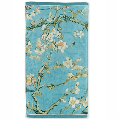 Beddinghouse x Van Gogh Museum Blossom Douchelaken Blauw Velours (55 - outlet — outlet/retourdeal