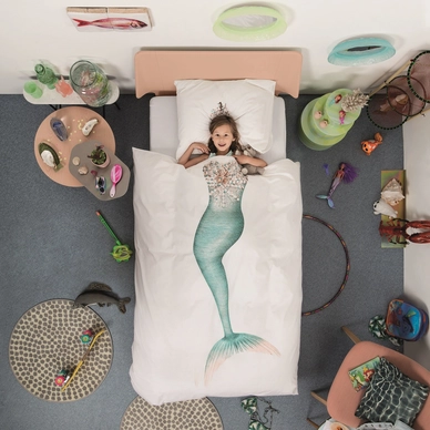 SNURK Mermaid Dekbedovertrek Percal