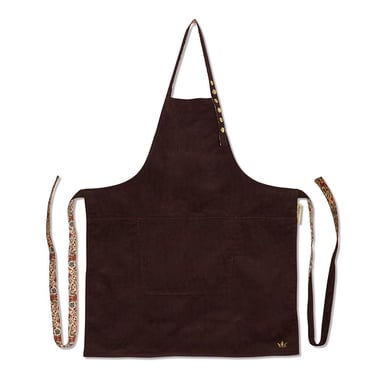 Dutchdeluxes Reversible Serie Apron Schort Purple Flower Field - outlet — outlet/retourdeal