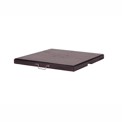 Platinum Milano Parasolvoet Black 90 kg