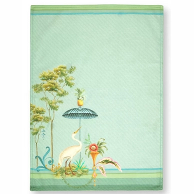 Pip Studio Jolie Theedoek Heron Big Blue 50 x 70 cm