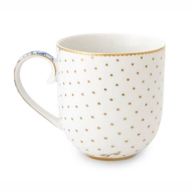 Pip Studio Royal Mok White Small 260 ml (Set van 2)