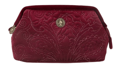 Pip Studio Velvet Quiltey Days Toilettas Dames Red Cosmetic Purse - outlet — outlet/retourdeal
