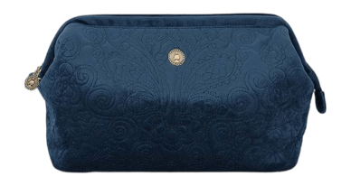 Pip Studio Velvet Quiltey Days Toilettas Blue Cosmetic Purse Extra - outlet — outlet/retourdeal