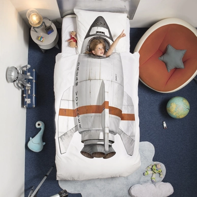 SNURK Rocket Dekbedovertrek Percal