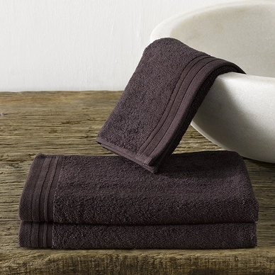 De Witte Lietaer Imagine Gastendoeken Brown (set van 3) - outlet — outlet/retourdeal