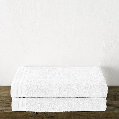 De Witte Lietaer Imagine Douchelakens White (set van 2) (70 x 140 cm)