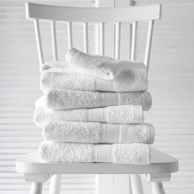 De Witte Lietaer Helene Handdoeken White (set van 6) - outlet — outlet/retourdeal