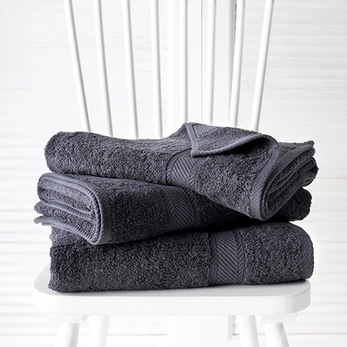 De Witte Lietaer Helene Douchelakens Ebony set van 3 70 x 140 cm - outlet — outlet/retourdeal