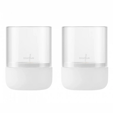 Blomus Calma Theelichthouder Lily White (set van 2)