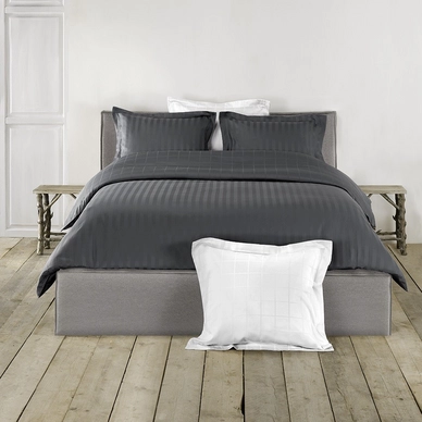 De Witte Lietaer Zygo Dekbedovertrek Ebony Satijn - outlet — outlet/retourdeal