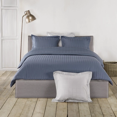 De Witte Lietaer Zygo Dekbedovertrek Indigo Satijn - outlet — outlet/retourdeal