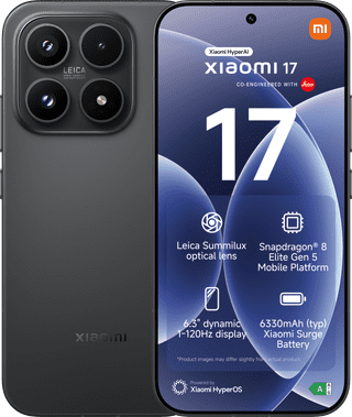 Xiaomi 17 512GB Zwart 5G - onbeschadigd · geen oplader meegeleverd — outlet/retourdeal