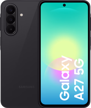 Samsung Galaxy A27 256GB Zwart 5G - tweedekans · geen oplader meegeleverd — outlet/retourdeal