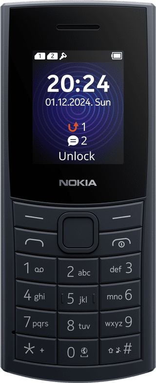 Nokia 110 128MB Blauw 4G - onbeschadigd · geen oplader meegeleverd — outlet/retourdeal