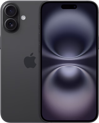 Apple iPhone 16 128GB Zwart - refurbished — outlet/retourdeal