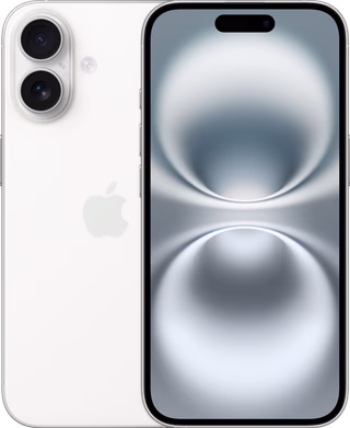 Apple iPhone 16 128GB Wit - refurbished — outlet/retourdeal