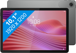 Lenovo Tab 64GB Wifi Grijs met Book Case - tweedekans · geen oplader meegeleverd — outlet/retourdeal