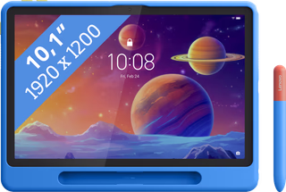 Lenovo Tab 64GB Wifi Grijs met Kids Cover en Stylus - tweedekans · geen oplader meegeleverd — outlet/retourdeal