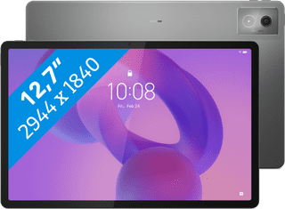 Lenovo Idea Tab Pro 12 7 inch 128GB Wifi Grijs Mat Scherm met Stylus - tweedekans · geen oplader meegeleverd — outlet/retourdeal