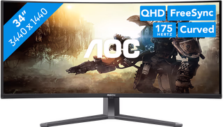 AOC AG346UCD QD-OLED Curved