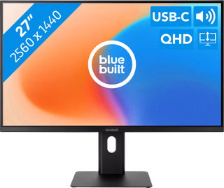 BlueBuilt 27 inch Quad HD Monitor met USB C