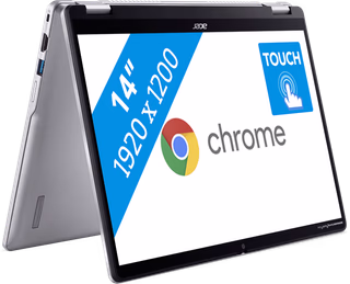 Acer Chromebook Spin 314 (CP314-2HN-C8RG) - tweedekans · geen oplader meegeleverd — outlet/retourdeal