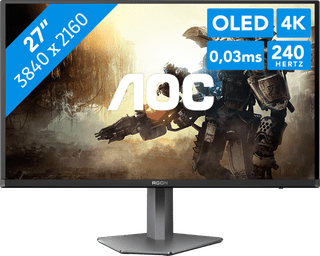 AOC AG276UZD QD-OLED - onbeschadigd — outlet/retourdeal