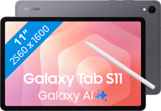 Samsung Galaxy Tab S11 11 inch 256GB Wifi Grijs - onbeschadigd · geen oplader meegeleverd — outlet/retourdeal