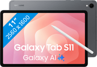 Samsung Galaxy Tab S11 11 inch 512GB Wifi Grijs - onbeschadigd · geen oplader meegeleverd — outlet/retourdeal