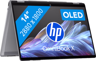 HP OmniBook X Flip OLED Copilot+ PC 14-fk0975nd - tweedekans · geen oplader meegeleverd — outlet/retourdeal