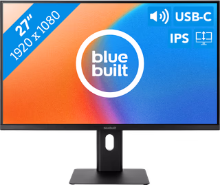 BlueBuilt 27 inch Full HD Monitor met USB C - outlet/retourdeal