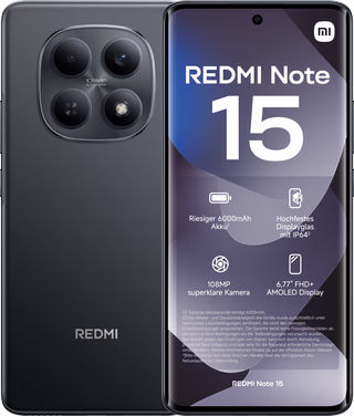 Redmi Note 15 128GB Zwart 4G