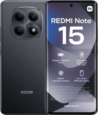 Redmi Note 15 128GB Zwart 4G - tweedekans · geen oplader meegeleverd — outlet/retourdeal