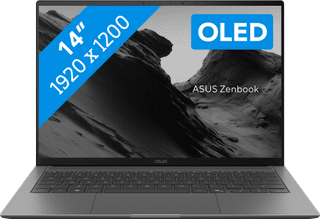 ASUS Zenbook S14 OLED Copilot+ PC UX5406AA-QJ045W - tweedekans · geen oplader meegeleverd — outlet/retourdeal
