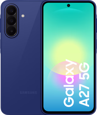 Samsung Galaxy A27 128GB Blauw 5G - onbeschadigd · geen oplader meegeleverd — outlet/retourdeal