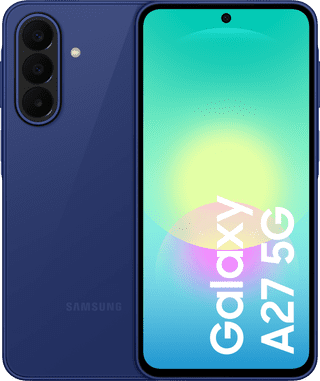Samsung Galaxy A27 128GB Blauw 5G - onbeschadigd · geen oplader meegeleverd — outlet/retourdeal