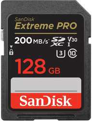 SanDisk SDXC Extreme Pro 128GB 200/90 MB/s V30
