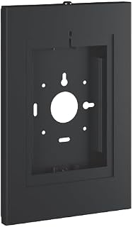 conecto Wandhouder voor tablet, afsluitbare stalen behuizing voor Tab A 10.1 (2019)/Tab A7/S6 Lite 10.4/10.5"/11 en iPad 5/6/7/8/9/ iPad Air 9.7"/10.5"/10.9"/iPad Air 9.7"/10.5"/11, zwart