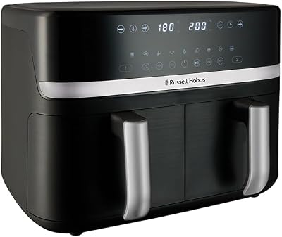 Russell Hobbs Dual Air Fryer 9L Rapid Airfryer [Dual Basket/Zone - outlet/retourdeal