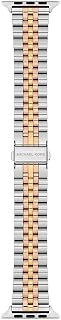 Michael Kors Women's Stainless steel or acetate strap, compatible with 38mm/40mm/41mm Apple Watch®