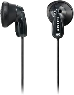 Sony MDR-E9LP In-Ear/In-Ear hoofdtelefoon, 1,2m kabel, neodymium magneet, voor MP3-speler, zwart
