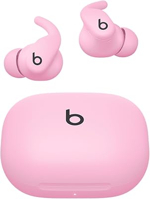 Beats - Powerbeats Fit - draadloze oortjes met ruisonderdrukking en een ultieme stabiele pasvorm, IPX4, tot 30 uur batterijduur met de oplaadcase. Compatibel met Apple en Android - krachtig roze