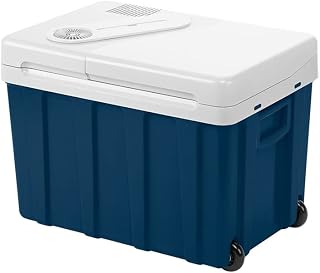 Mobicool MQ40W AC/DC draagbare elektrische koelbox met wielen, 39 liter, 12 V en 230 V voor auto, vrachtwagen, boot, camper en stopcontact