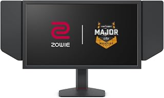BenQ ZOWIE XL2586X+ eSports Gaming Monitor, 24 inch, 600Hz, Fast TN, DyAc 2, 1080p, HDMI 2.1 X3, DisplayPort 1.4, XL Setting to Share, S Switch, beschermkap, hoogteverstelbaar, PROGamer Base