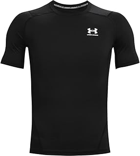 Under Armour Heren Heatgear-Basislaag-T-Shirt, Black