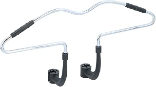 Dunlop autokledinghanger - bevestiging aan hoofdsteun - verchroomd staal - 50 cm